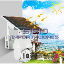 CÁMARA DE SEGURIDAD CON PANEL SOLAR DE EXTERIOR 4G LTE PTZ