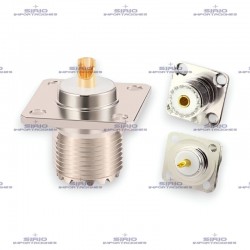 CONECTOR DE CHASIS UHF-F (SO239) – COMPATIBLE...