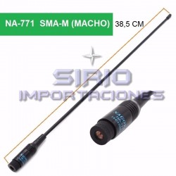 ANTENA NAGOYA NA-771, DUAL BANDA, CONECTOR SMA-M