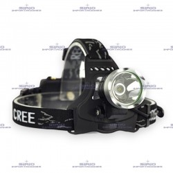 LINTERNA FRONTAL TACTICA MODELO T6, 900 LÚMENES