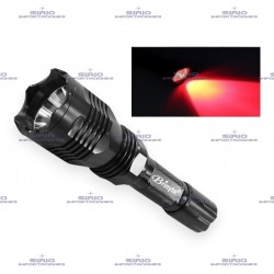 LINTERNA ROJA BRINYTE B58 LED CREE XP-E N4, 145...