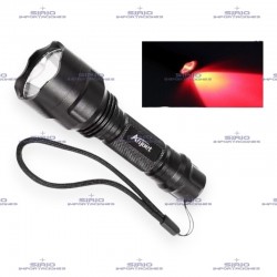 LINTERNA ANJOET T-6, LED CREE XP-E N4, LUZ ROJA