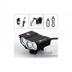 LINTERNA PARA BICICLETAS MODELO X3, 3 LED CREE...