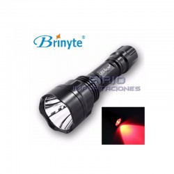 LINTERNA BRINYTE B88X LUZ ROJA LED CREE XP-E...