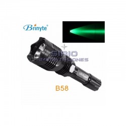 LINTERNA BRINYTE B58 LUZ VERDE LED CREE XP-E...