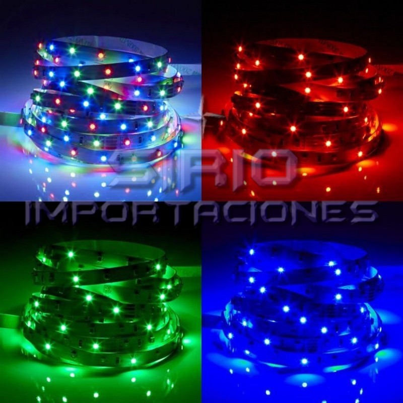 luces led exterior colores