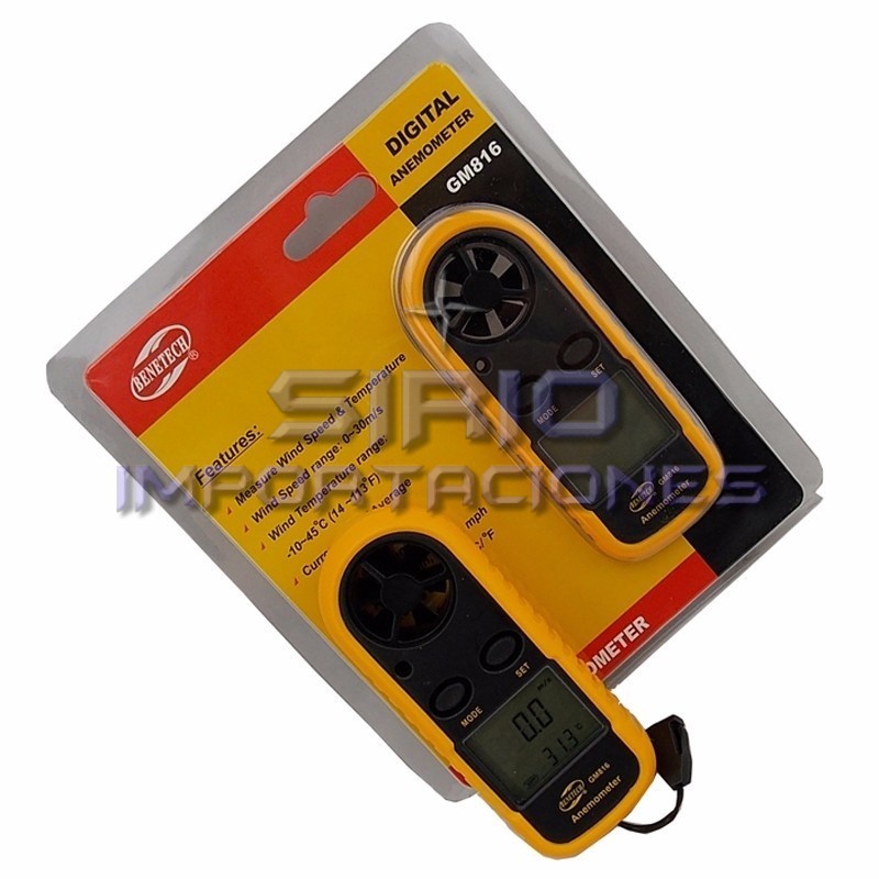ANEMOMETRO TERMOMETRO GM816