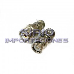 ADAPTADOR RECTO BNC-M A UHF-F(SO239) –...