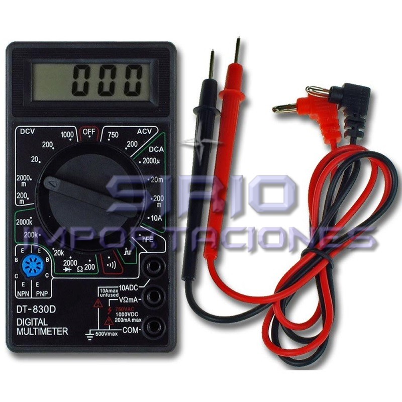 MULTITESTER DT830B