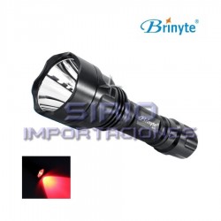 LINTERNA BRINYTE B88 LUZ ROJA LED CREE XP-E N4,...