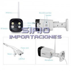 CAMARA DE SEGURIDAD IP MODELO SH035 (3MP) DE EXTERIOR