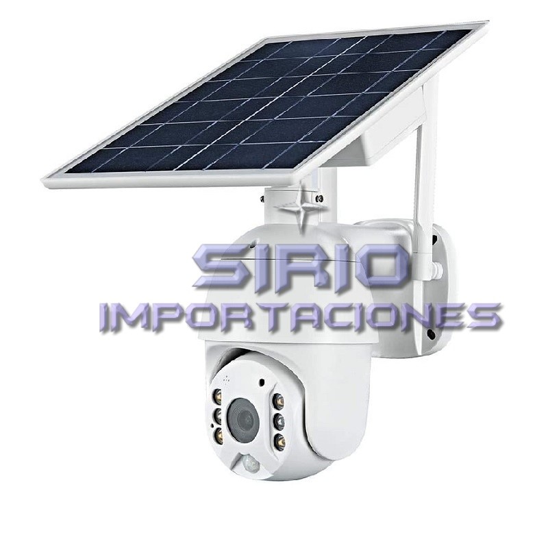 CÁMARA DE SEGURIDAD CON PANEL SOLAR DE EXTERIOR 4G LTE PTZ